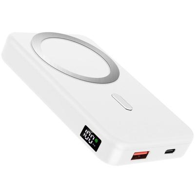 Fresh Fab Finds Magnetic Wireless Power Bank: 10000mAh, 22.5W Fast Charging For iPhone 12/13 Series - White
