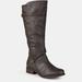 Journee Collection Journee Collection Women's Wide Calf Harley Boot - Brown - 8