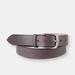 SFALCI Montgomery 32mm - Stone - Italian Leather Casual Men's Belt - Brown - 32''