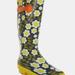 Regatta Womens/Ladies Orla River Floral Galoshes Boot - Black - UK 5 / US 7