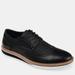 Vance Co. Shoes Warrick Wide Width Wingtip Derby - Black - 13