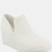 Journee Collection Women's Cardi Wide Width Sneaker Wedge - White - 9