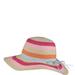 Regatta Childrens/Kids Mayla Striped Straw Sun Hat - Multicolored - Black - 11