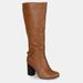 Journee Collection Journee Collection Women's Carver Boot - Brown - 9