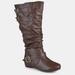 Journee Collection Journee Collection Women's Wide Calf Tiffany Boot - Brown - 7.5