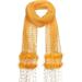 ANDREEVA Yellow Cashmere Handmade Knit Shawl - Yellow - ONE SIZE