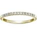 Vir Jewels 1/5 Cttw Pave Round Diamond Wedding Band For Women In 14K Yellow Gold Ring Prong Set - Gold - 4