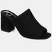 Journee Collection Journee Collection Women's Wide Width Adelaide Slide - Black - 7.5