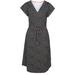 Trespass Womens/Ladies Una Dotted Casual Dress - Black/White/Red - Black - S