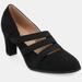 Journee Collection Women's Comfort Narrow Width Loren Pump - Black - 10