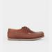 Burton Mens Leather Boat Shoes - Brown - Brown - UK 10 / US 11