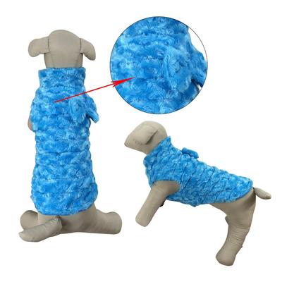 Primeware Inc. Luxury Faux Fur Winter Dogs Coat - Blue - LG