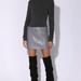 Walter Baker Gavriel Leather Skirt - Granite - Grey