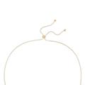 Ettika Line Up Crystal Chain and 18k Gold Plated Adjustable Necklace - Gold