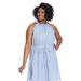 London Times Curve Micah Dress - White - 3X