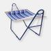 Sunnydaze Decor Sunnydaze 2-Person Quilted Hammock with Universal Steel Blue Stand - Beach - Blue