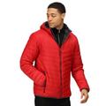 Regatta Mens Acadia II Hooded Jacket - Luminous Red/Jet Black - Red - XXL