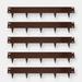 Sunnydaze Decor Set of 5 Steel Metal Landscape Edging Border - Brown