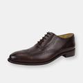 LIBERTYZENO Dinkum Leather Oxford Style Dress Shoes - Brown - 12