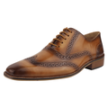 LIBERTYZENO Aaron Leather Oxford Style Dress Shoes - Brown - 10