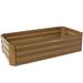 Sunnydaze Decor Galvanized Steel Raised Garden Bed - Brown