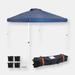 Sunnydaze Decor 12x12 Foot Premium Pop-Up Canopy and Carry Bag/Sandbags - Blue - 10 FT X 10 FT