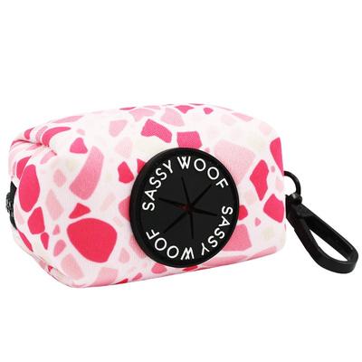 Sassy Woof Dog Waste Bag Holder - Mykonos - Pink