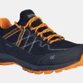 Regatta Mens Samaris Lite Walking Shoes - Black/Flame Orange - Black - UK 8 / US 9