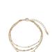 Ettika Crystal Star Searcher Charm Anklet - Gold - ONE SIZE ONLY