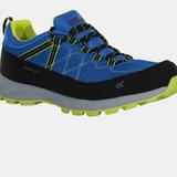 Regatta Mens Samaris Lite Walking Shoes - Hawaiian Blue/Electric Lime - Blue - UK 9.5 / US 10.5
