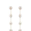 Ettika Falling Pearl And Crystal Dotted 18K Gold Plated Drop Earrings - Gold - ONE SIZE