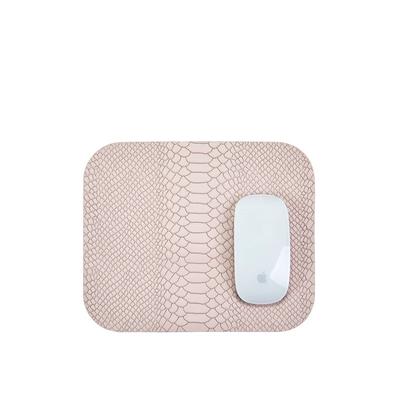 Graphic Image Leather Mouse Pad - Pink
