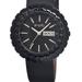 Simplify Simplify The 2100 Leather-Band Ladies Watch w/Date - Black