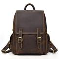 Steel Horse Leather The Freja Backpack | Handcrafted Leather Backpack - Brown