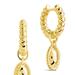 Sterling Forever Hartley Hoops - Gold