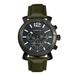 Morphic Watches M89 Series Chronograph Leather-Band Watch With Date - Green - 44MM