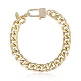 Ettika Best Of The Best 18k Gold Plated Link Anklet - Gold