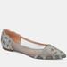 Journee Collection Journee Collection Women's Wide Width Batavia Flat - Grey - 9