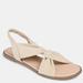 Journee Collection Journee Collection Women's Tru Comfort Foam Deleece Sandal - White - 7.5