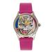 Bertha Watches Annabelle Leather-Band Watch - Pink