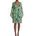 Johnny Was Women Tulum Relaxed Floral Tiered Mini Dress - Green