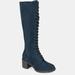 Journee Collection Journee Collection Women's Tru Comfort Foam Wide Calf Jenicca Boot - Blue - 6