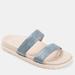 Journee Collection Journee Collection Women's Stellina Sandal - Blue - 7.5