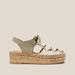 Naguisa Cima Sandal - Ecru-Olive - Green