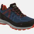 Regatta Mens Samaris Lite Walking Shoes - Moonlight Denim/Orange - Blue - UK 12 / US 13