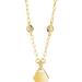 Sterling Forever Louise Pendant - Gold