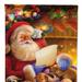 Caroline's Treasures 11 x 15 1/2 in. Polyester Santa Claus checking his Christmas list Garden Flag 2-Sided 2-Ply