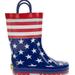 Western Chief Kids Old Glory Rain Boot - Blue - Blue - 12 LITTLE KID