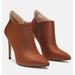 Rag & Co Melba Pointed Toe Stiletto Boot - Brown - US 10