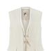 Nocturne Vest With Buckle Detail - White